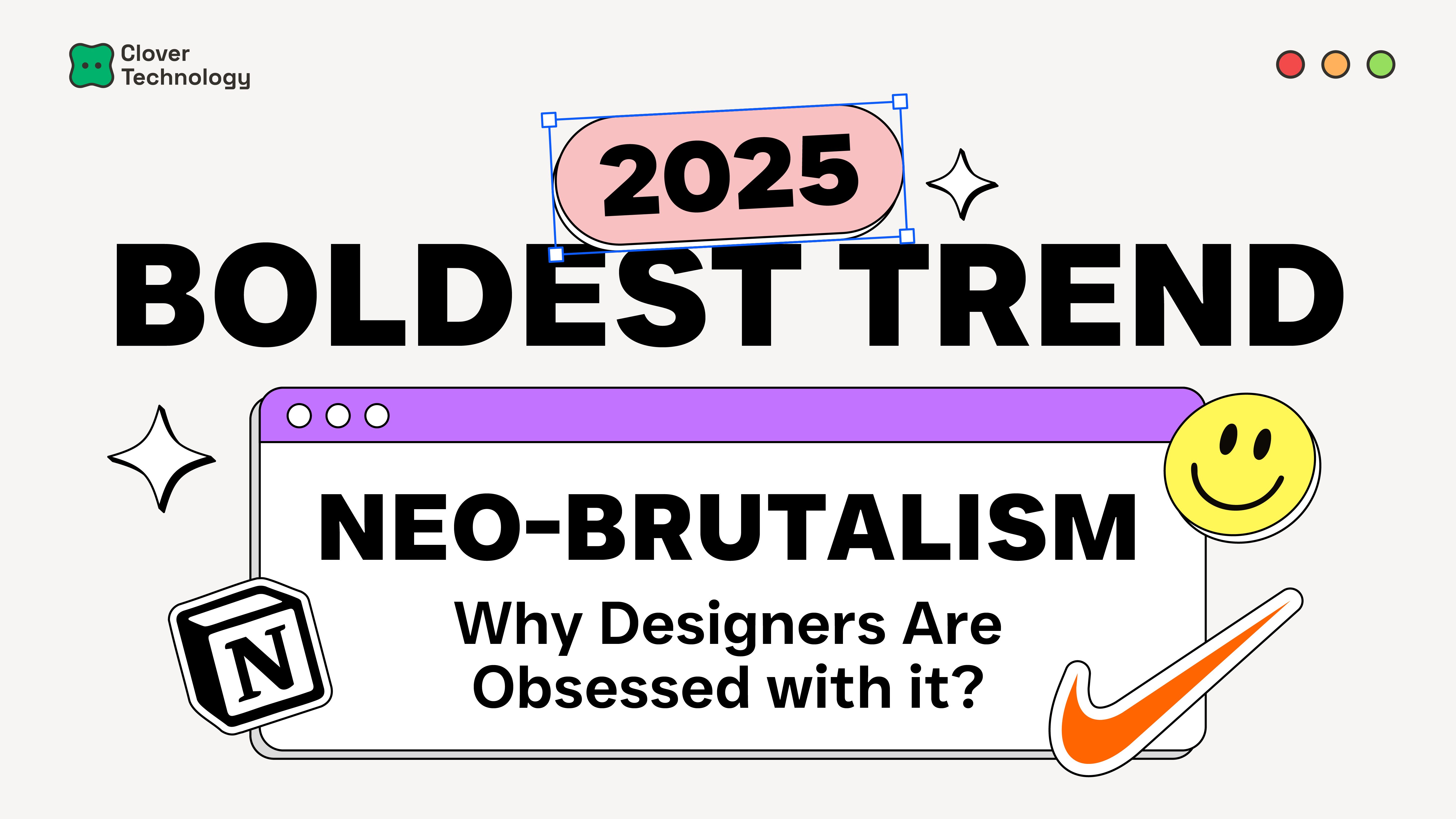 How Neo-Brutalism Took Over Digital Design in 2025