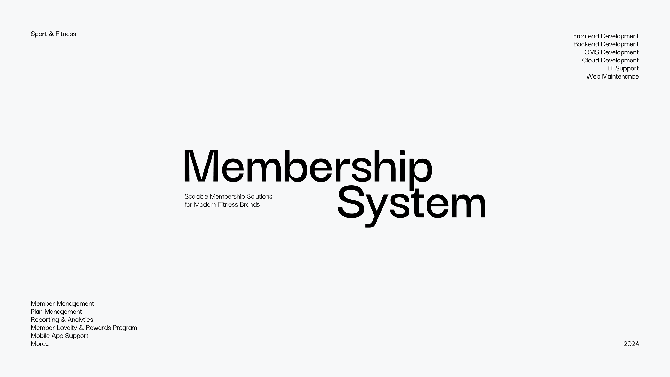 Membership System – System Development by Clover Technology cover image