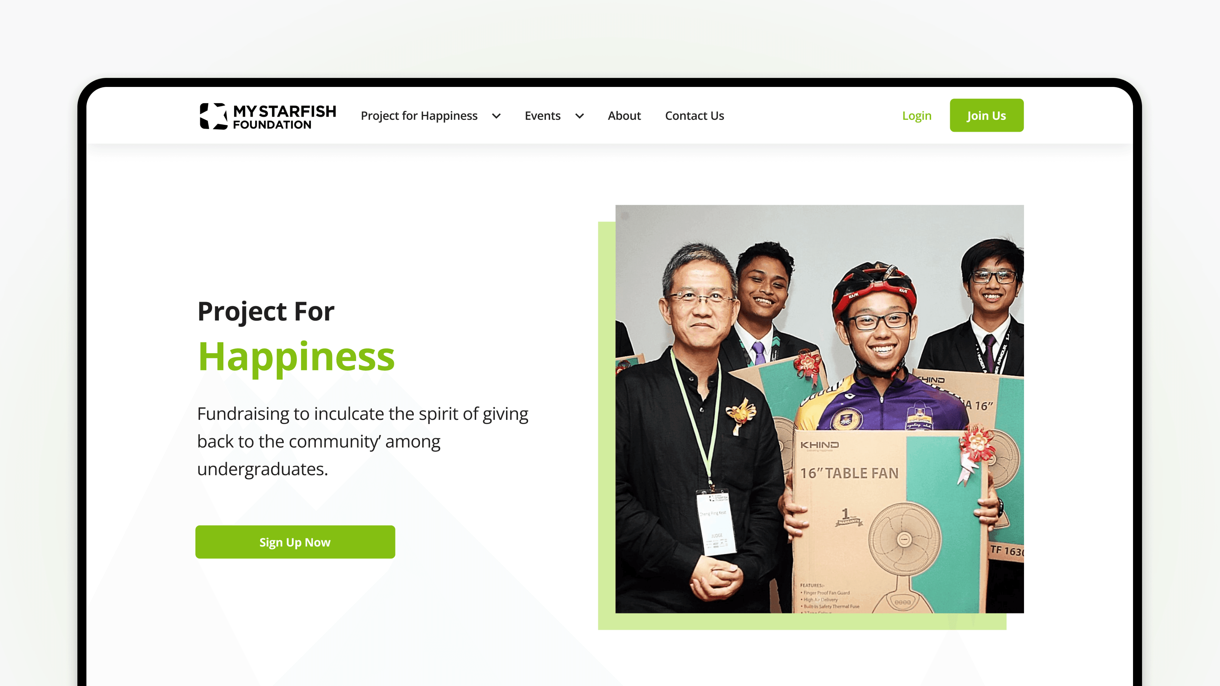 Project for Happiness – Web Platform Design & Development by Clover Technology cover image