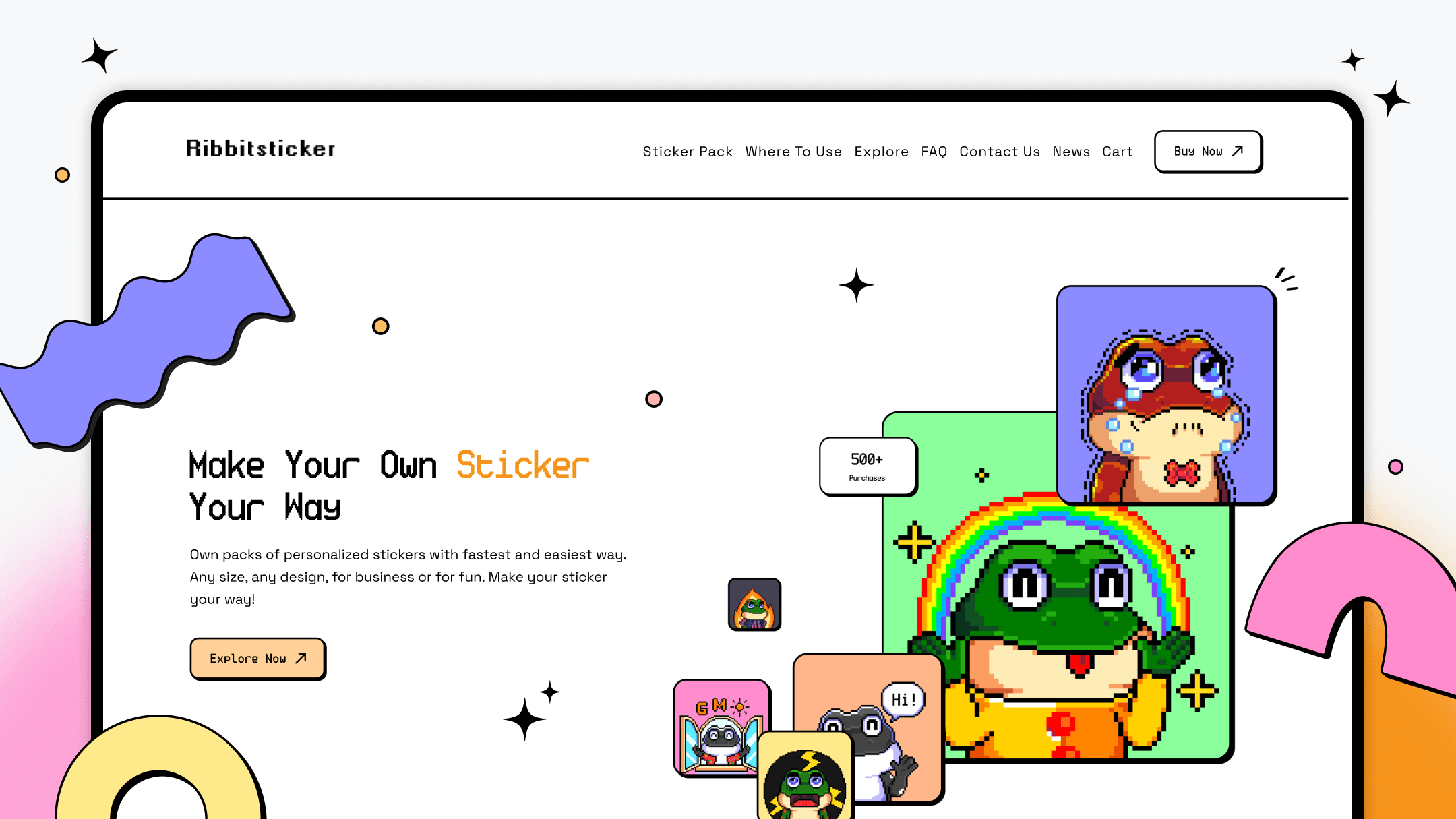 RibbitSticker